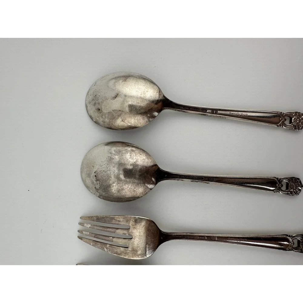 1847 Rogers Bros Eternally Yours Silverplate Flatware Set 6pc Mixed Lot Vintage